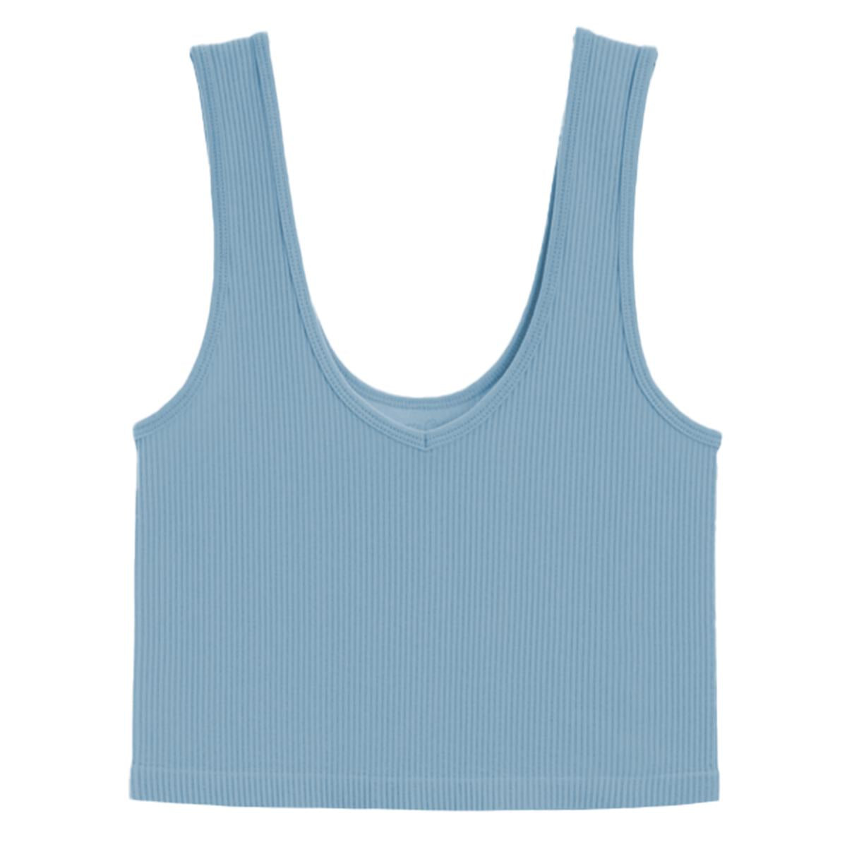 Suzette Ribbed Brami V-Neck Tank