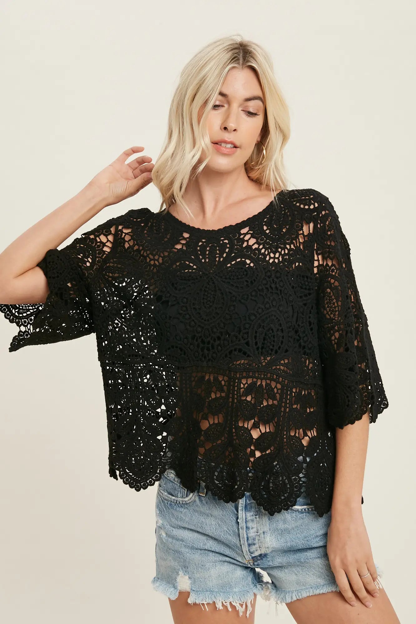 Bluivy Crochet Lace Top – Launch Boutique