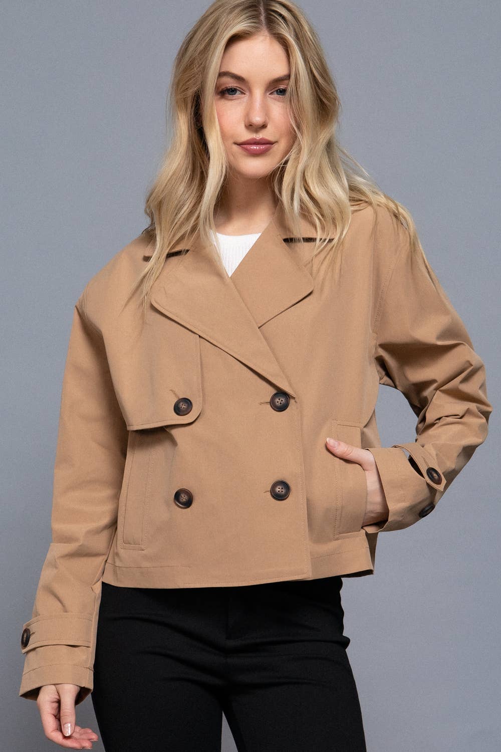 Trench Cropped Jacket