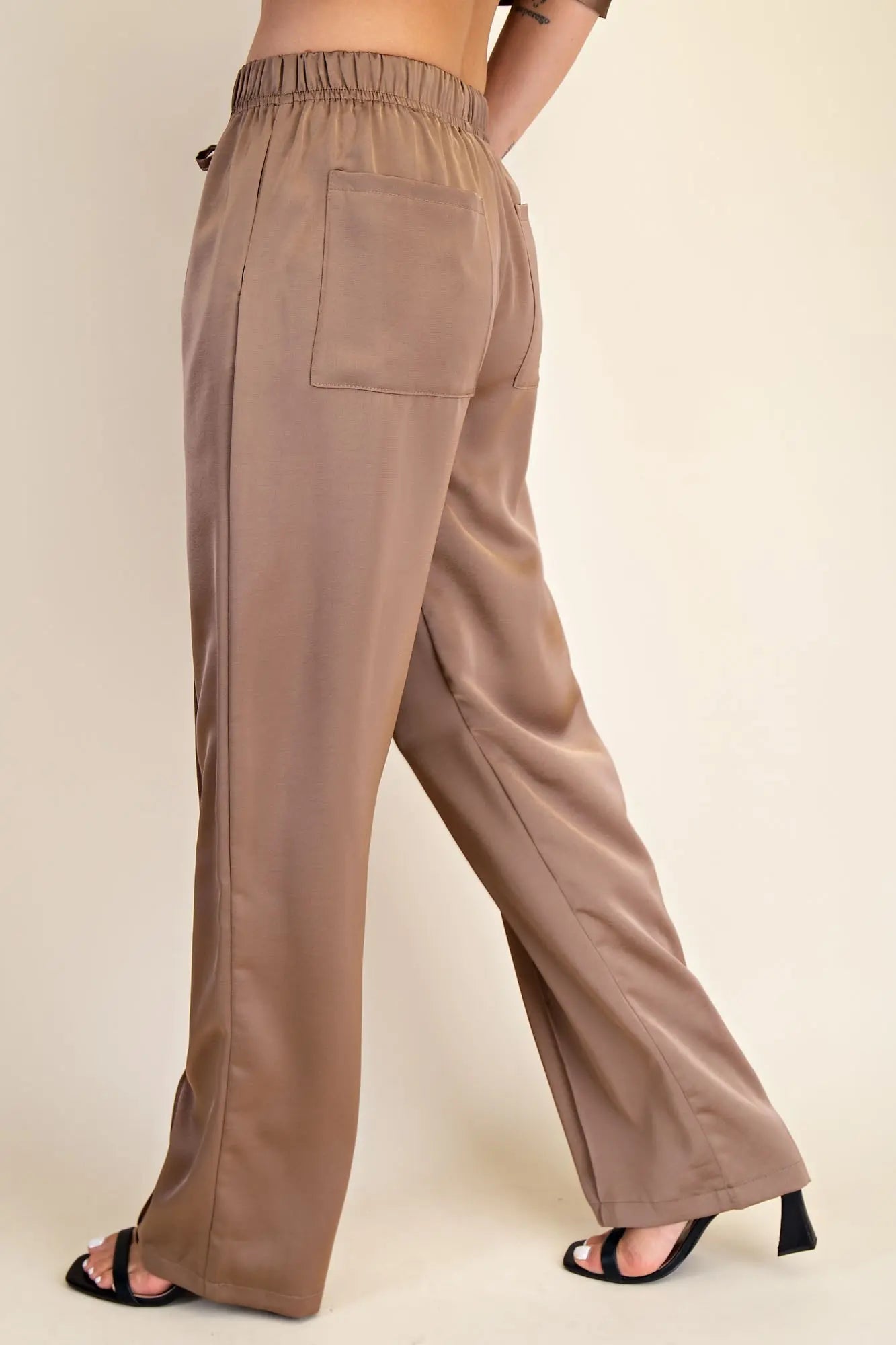 High Waist Wide Pants