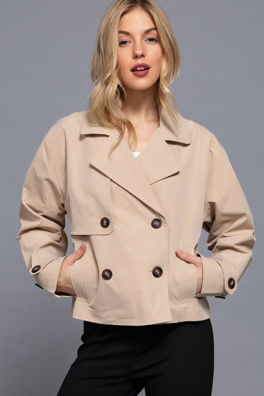 Trench Cropped Jacket
