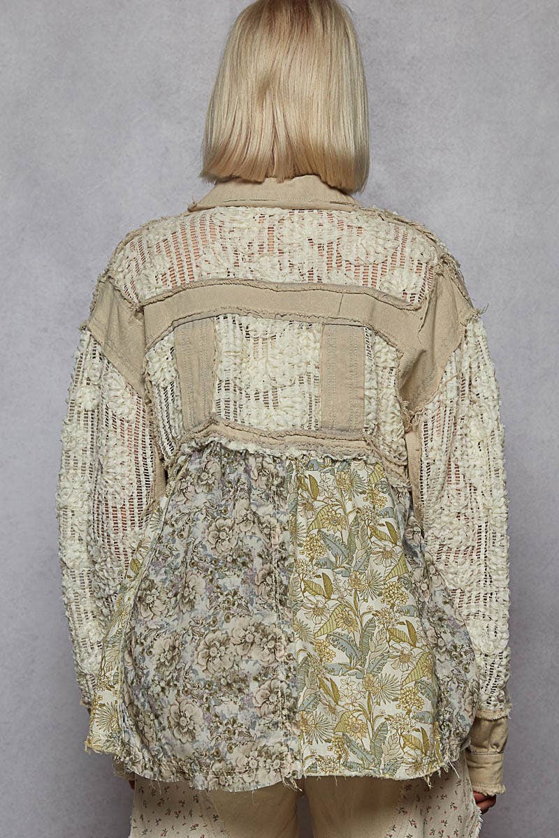 Pol Mixed Floral Jacket