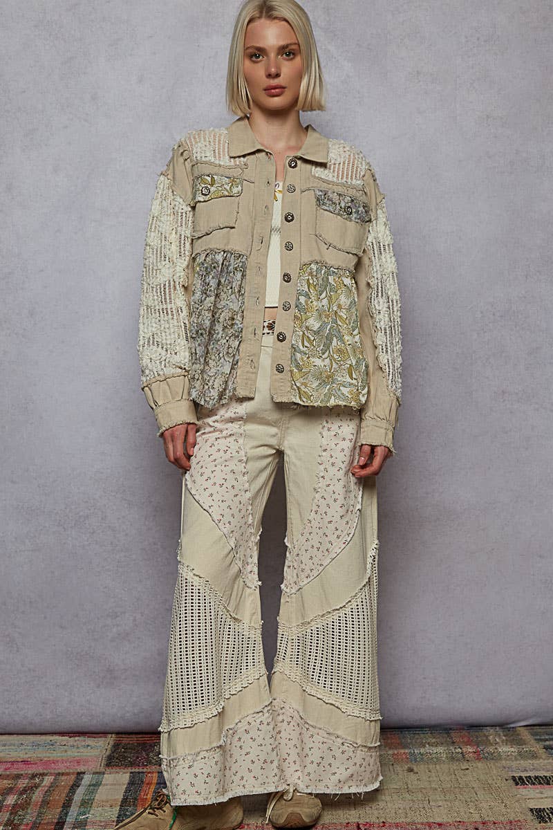Pol Mixed Floral Jacket