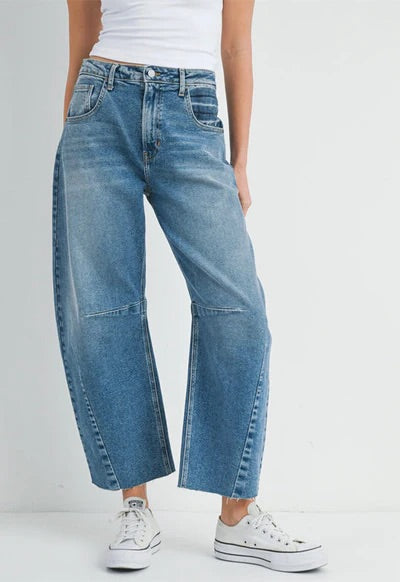 Just Black Barrel Jeans