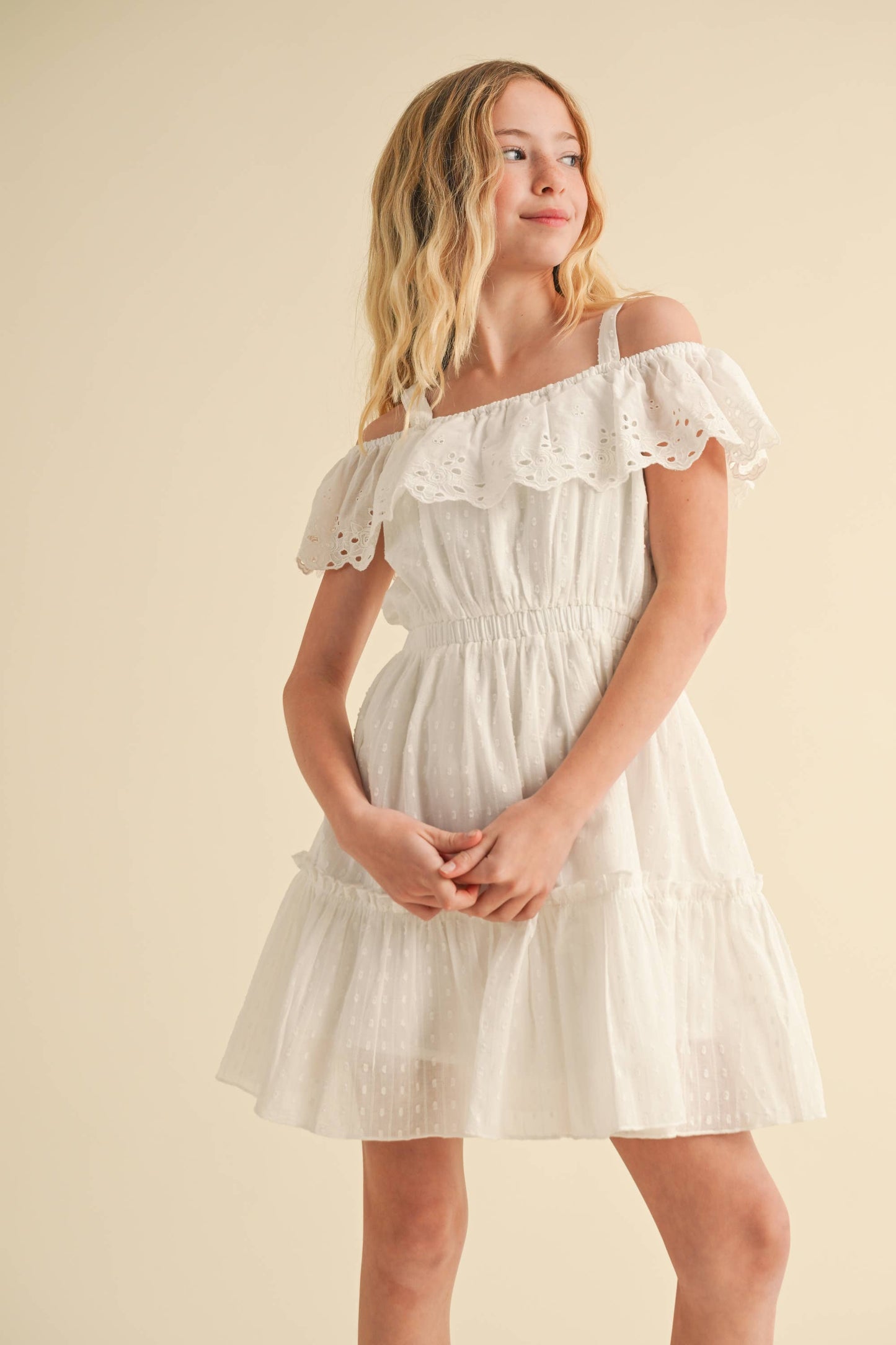 Eyelet Tween Babydoll Sundress