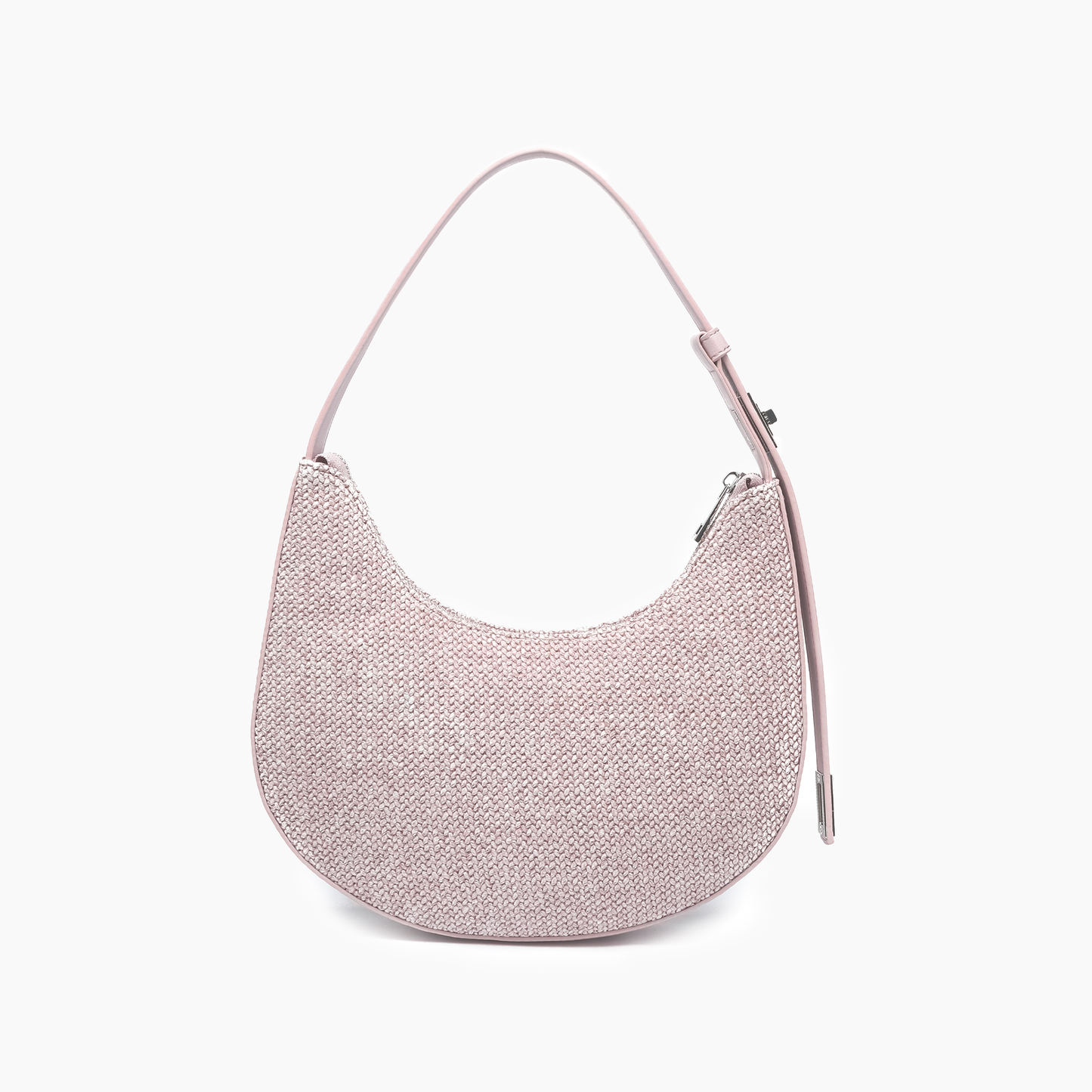 Luna Coastal Straw Shoulder Purse