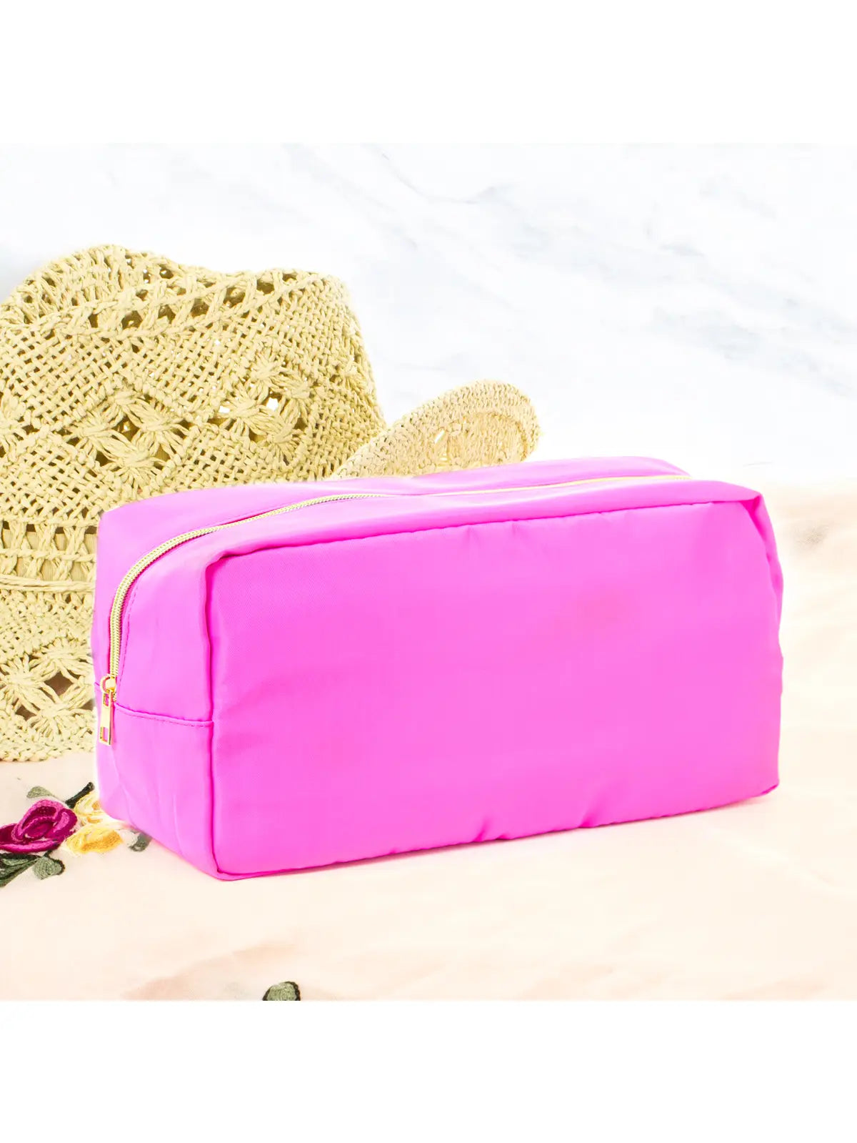 Suzie Q USA Large Nylon Cosmetic Bag