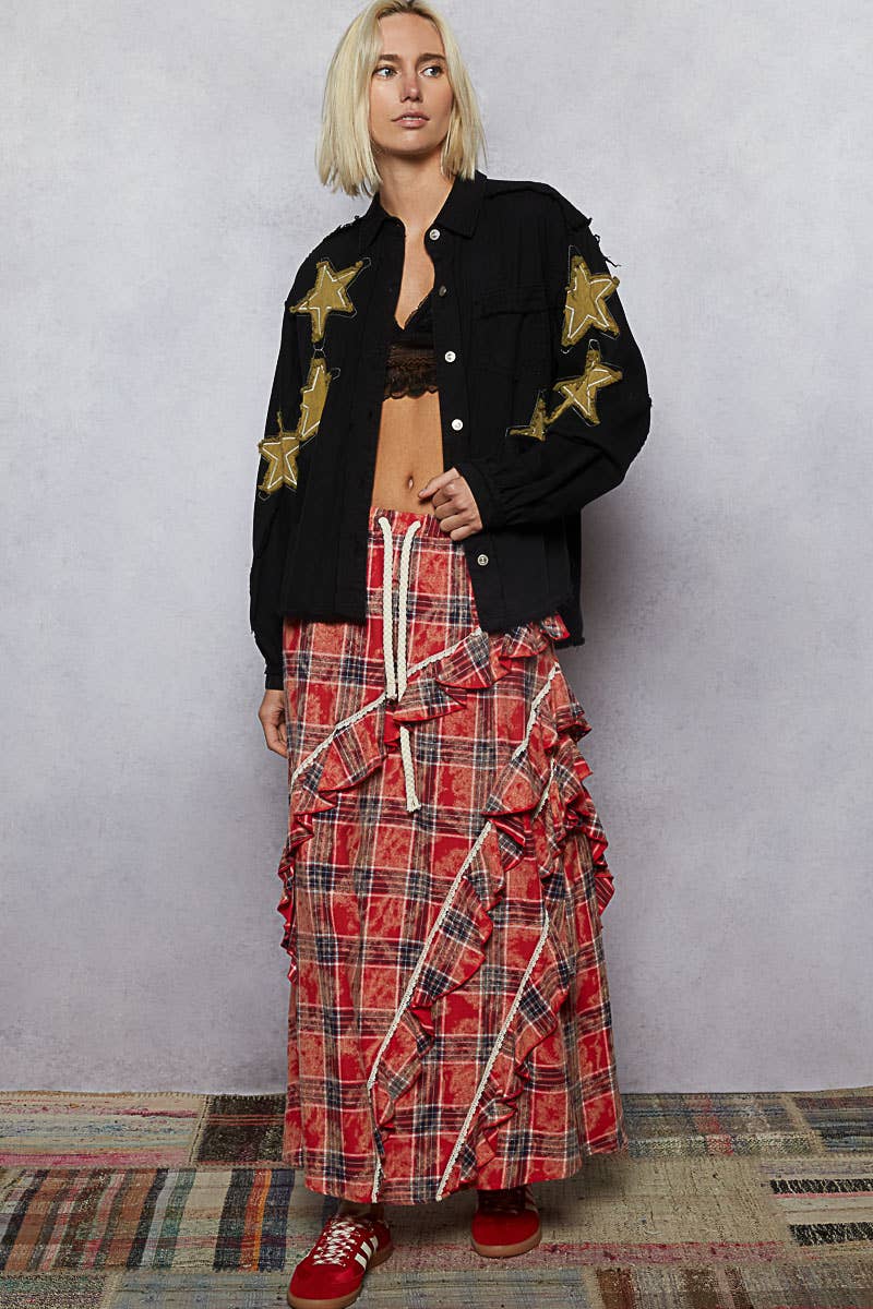 Pol Star Patch Shacket