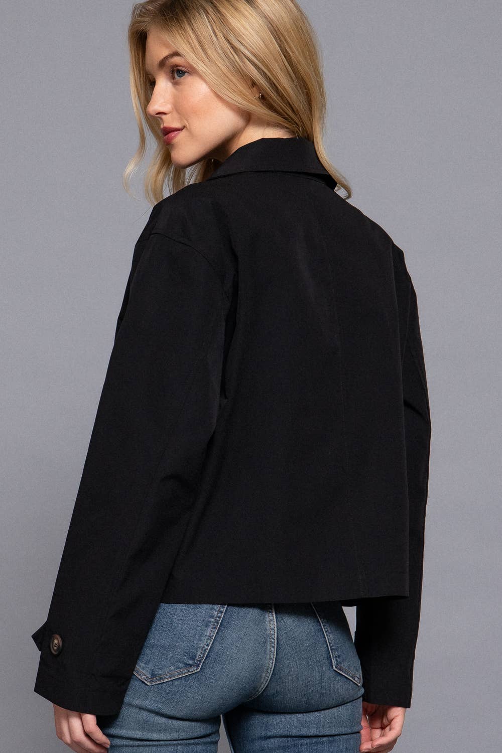 Trench Cropped Jacket