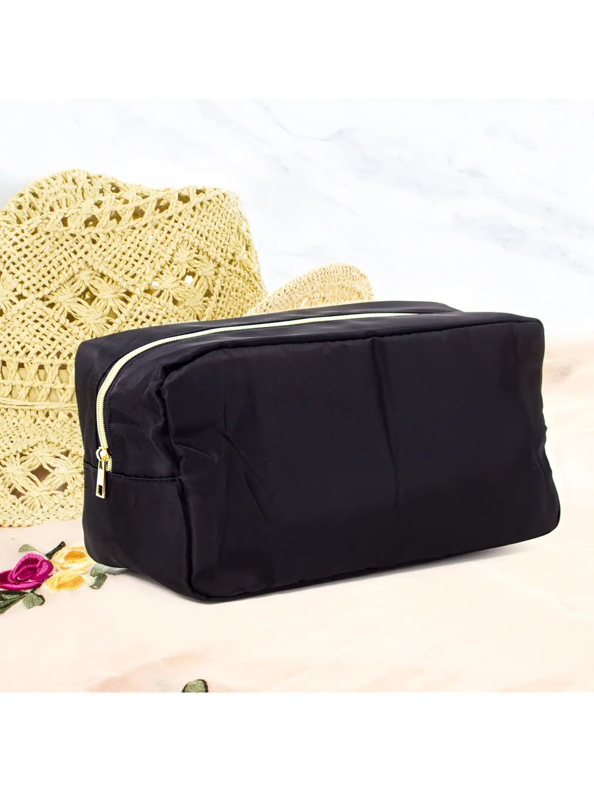Suzie Q USA Large Nylon Cosmetic Bag