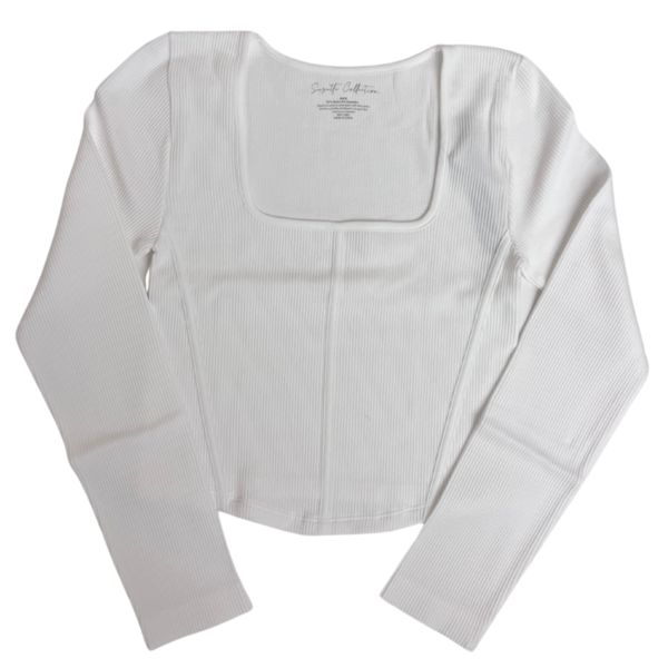 Suzette Long Sleeve Ribbed SMLS Soft Seams