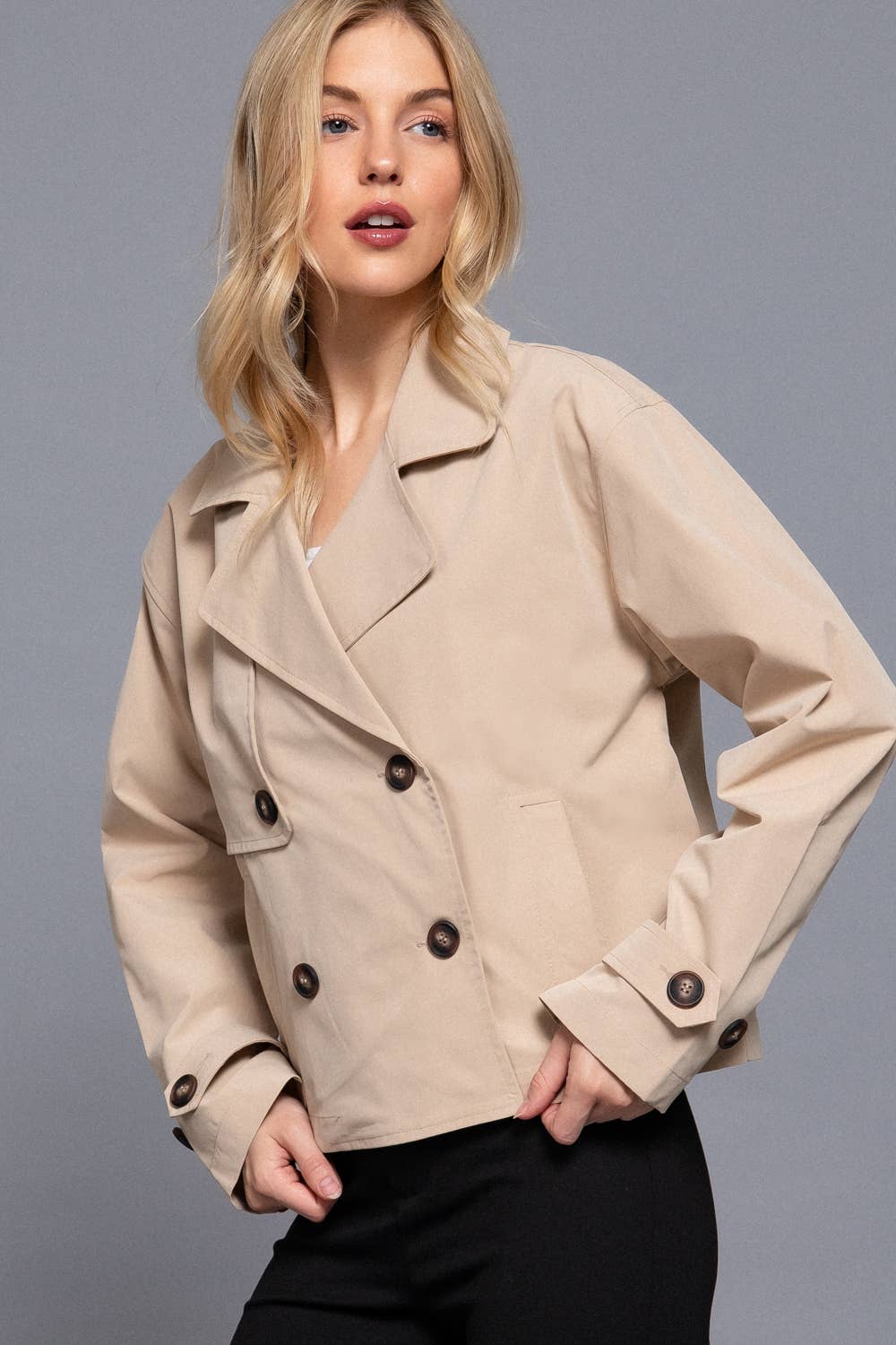 Trench Cropped Jacket