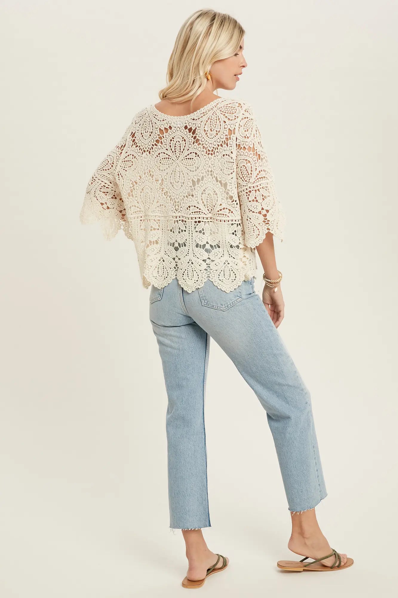 Bluivy Crochet Lace Top