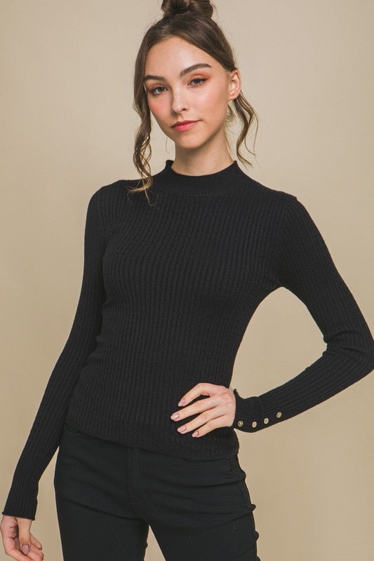 Sweet Melody Ribbed Top