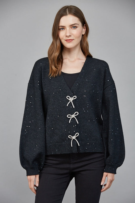 Fate Sparkle Bow Sweater