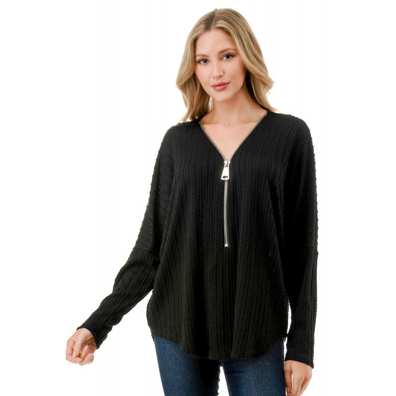 Ariella Light Weight Zip Top