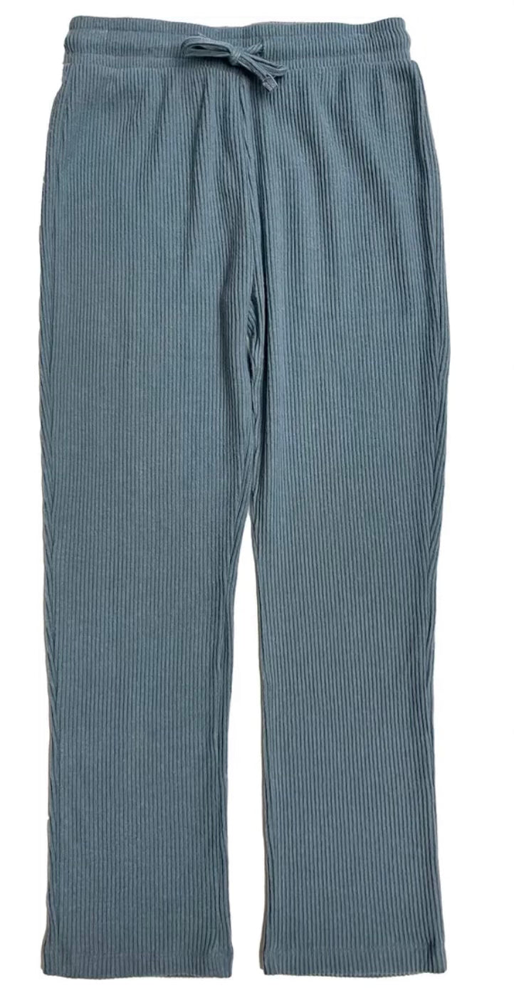 Suzette Tween Rib Hacci Straight Leg Pant