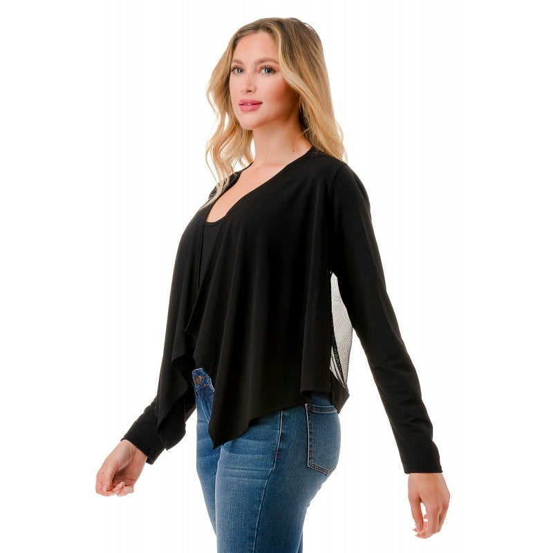 Ariella Mesh Contract Short Jacket
