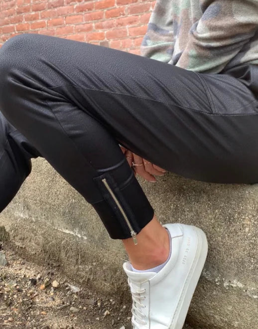Six Fifty Coated Zip Jogger
