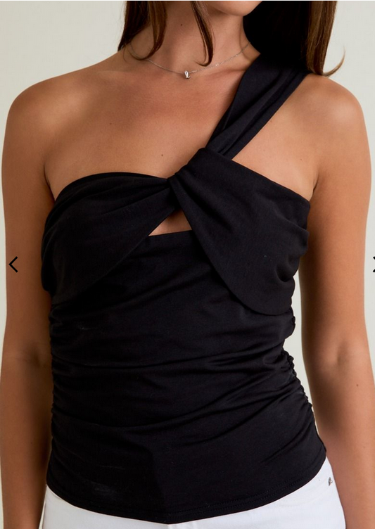 Lelis Aystemtric One Shoulder Top