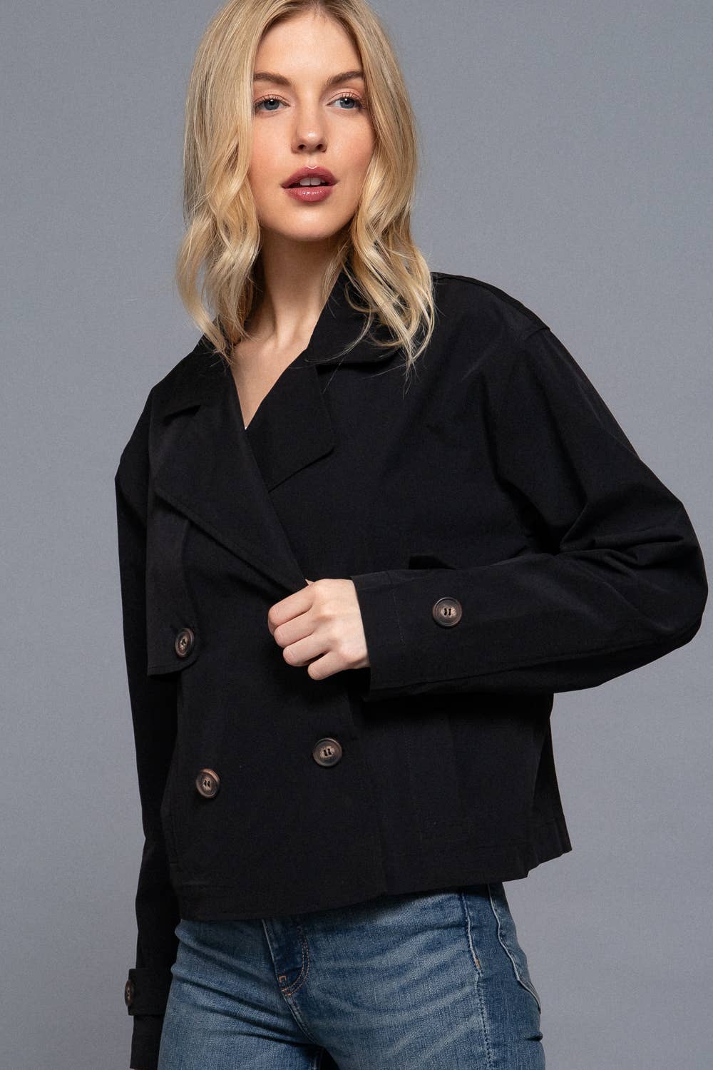 Trench Cropped Jacket