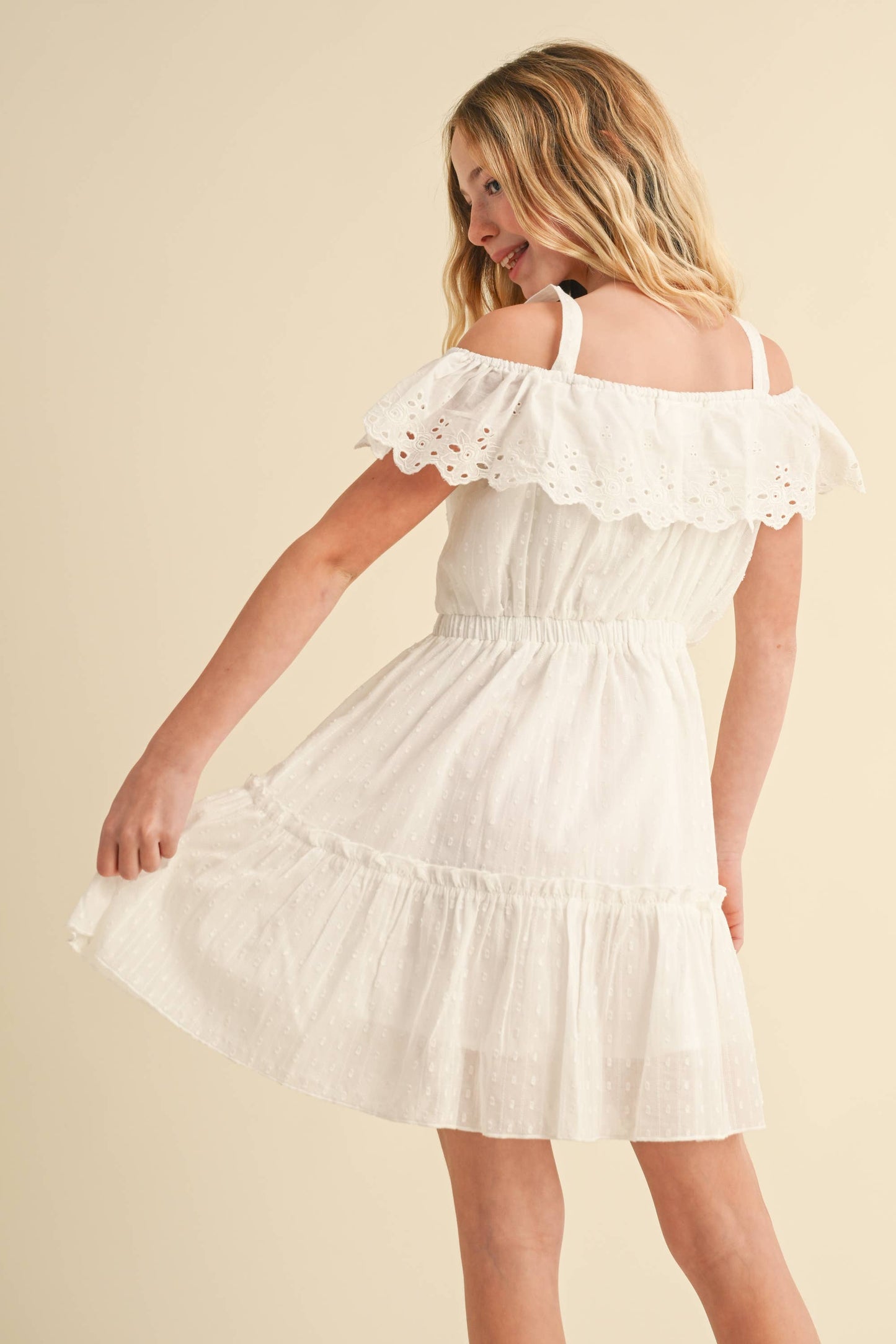 Eyelet Tween Babydoll Sundress