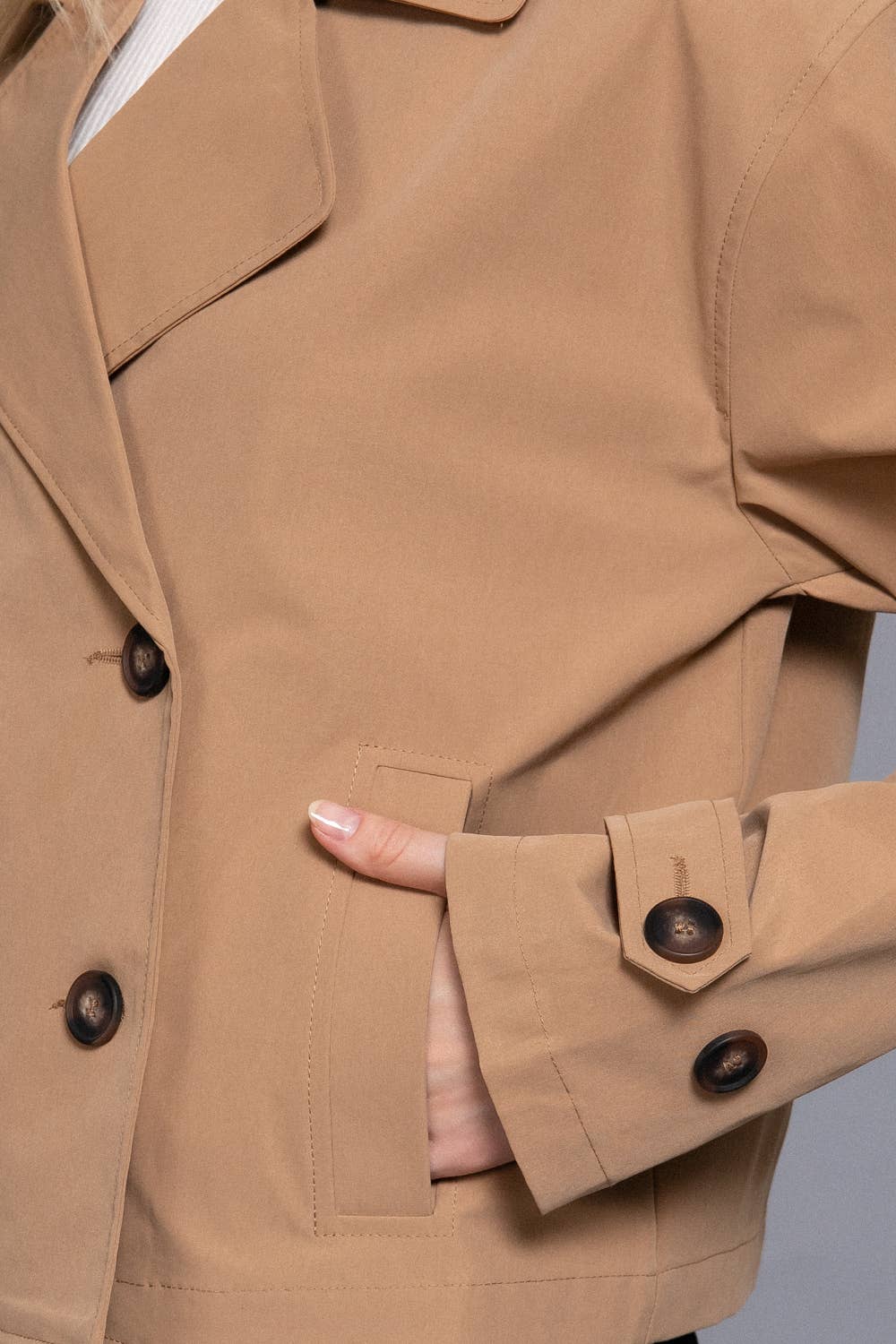 Trench Cropped Jacket