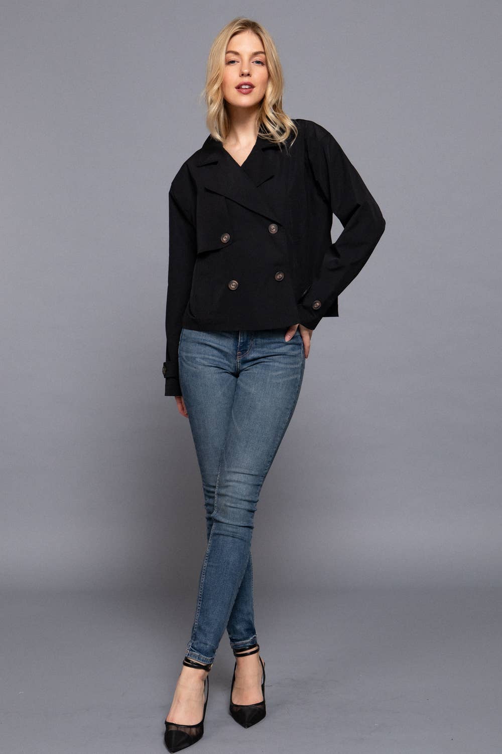 Trench Cropped Jacket