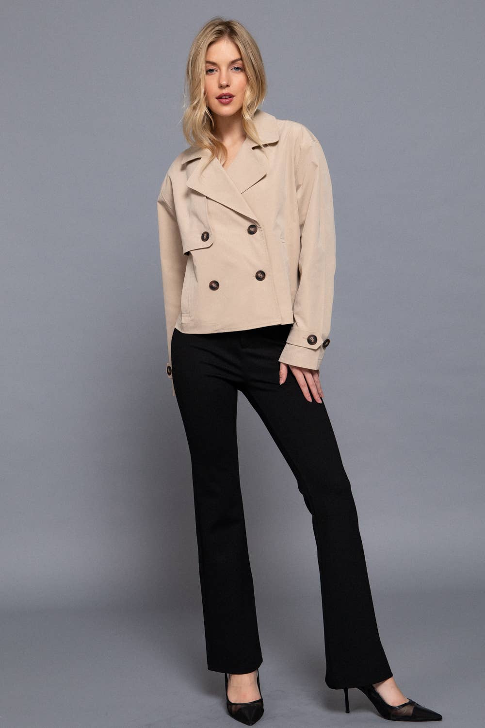 Trench Cropped Jacket