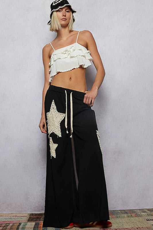 Pol Star patch Sweat Pants