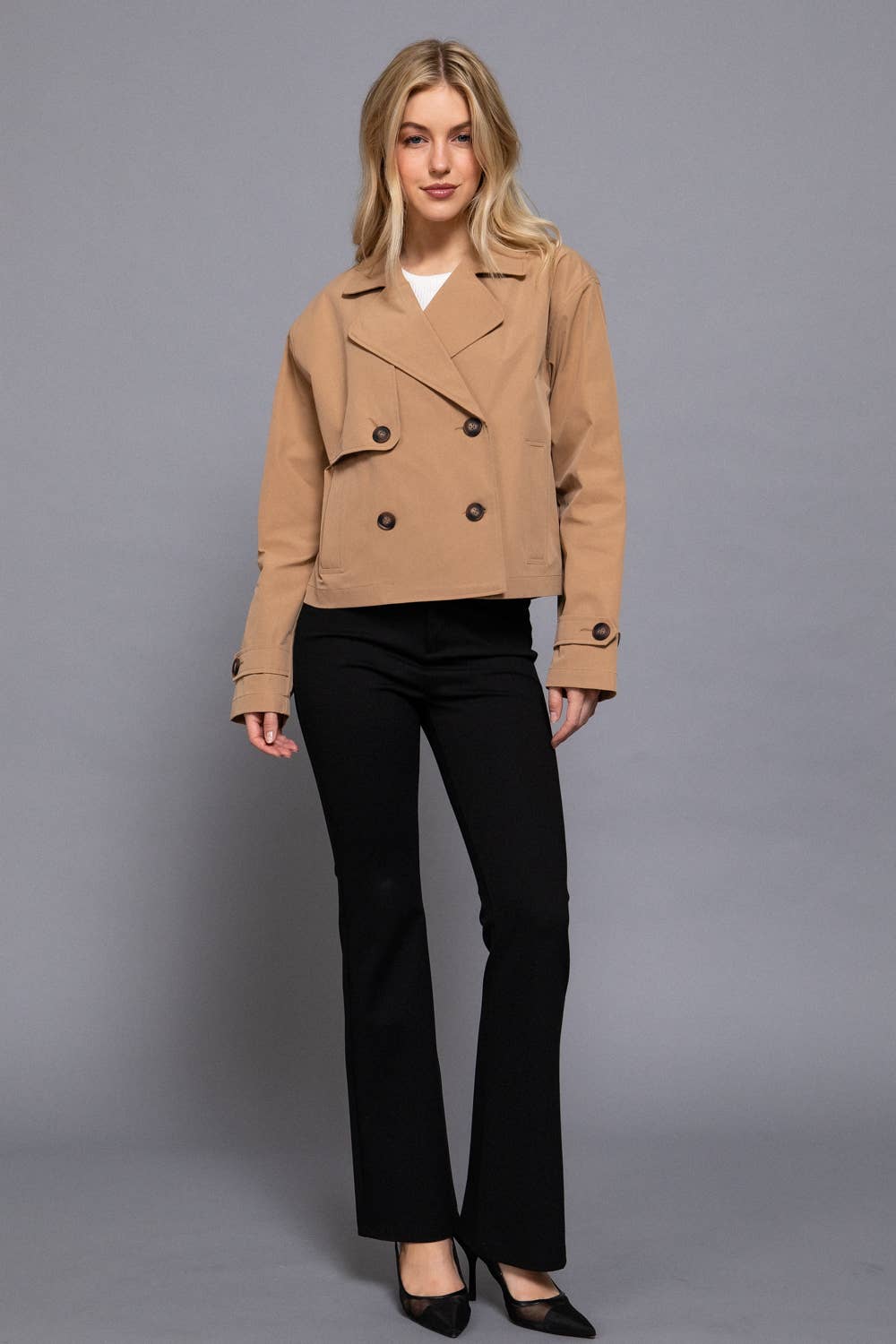 Trench Cropped Jacket