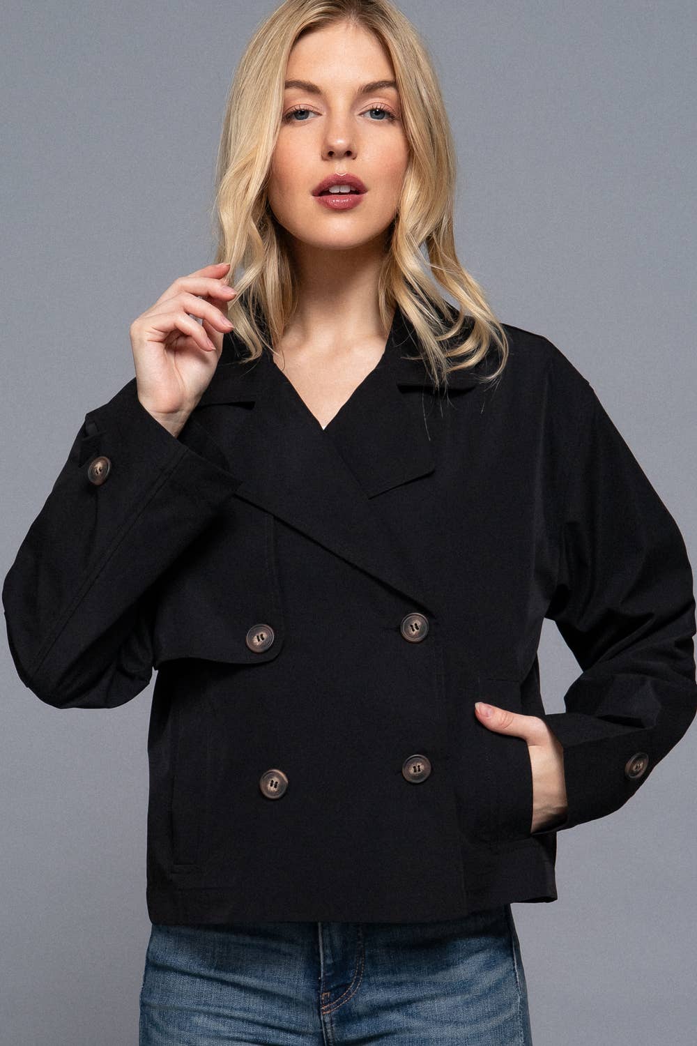 Trench Cropped Jacket
