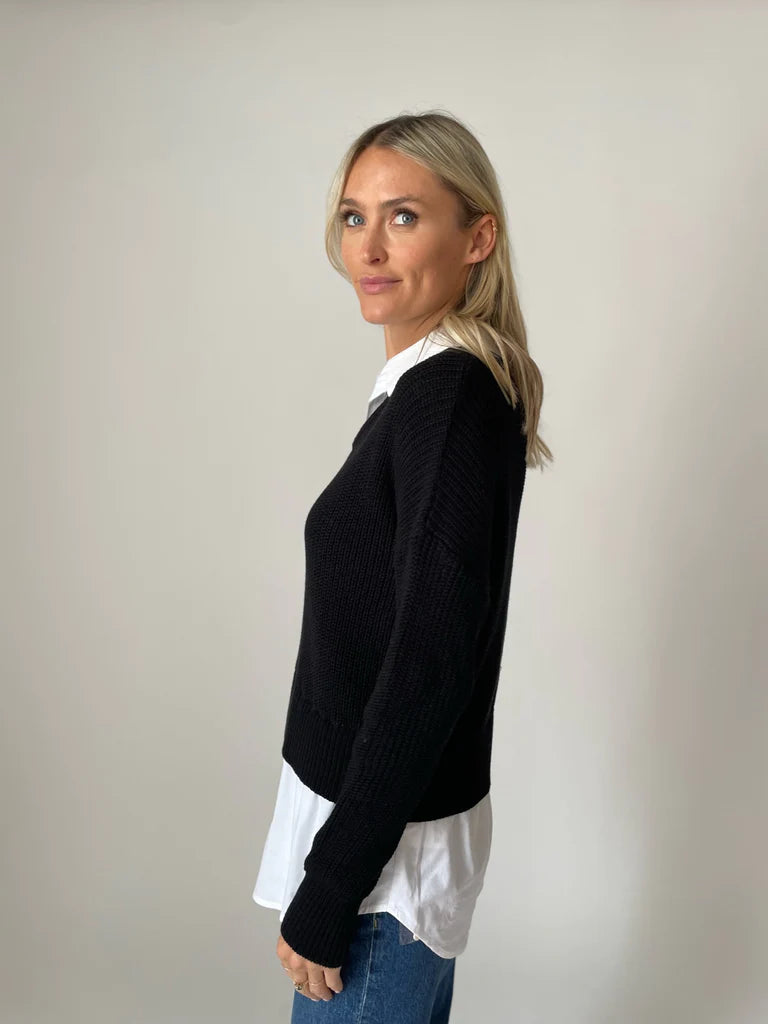 Six Fifty Mixed Media Sweater - Eleanor