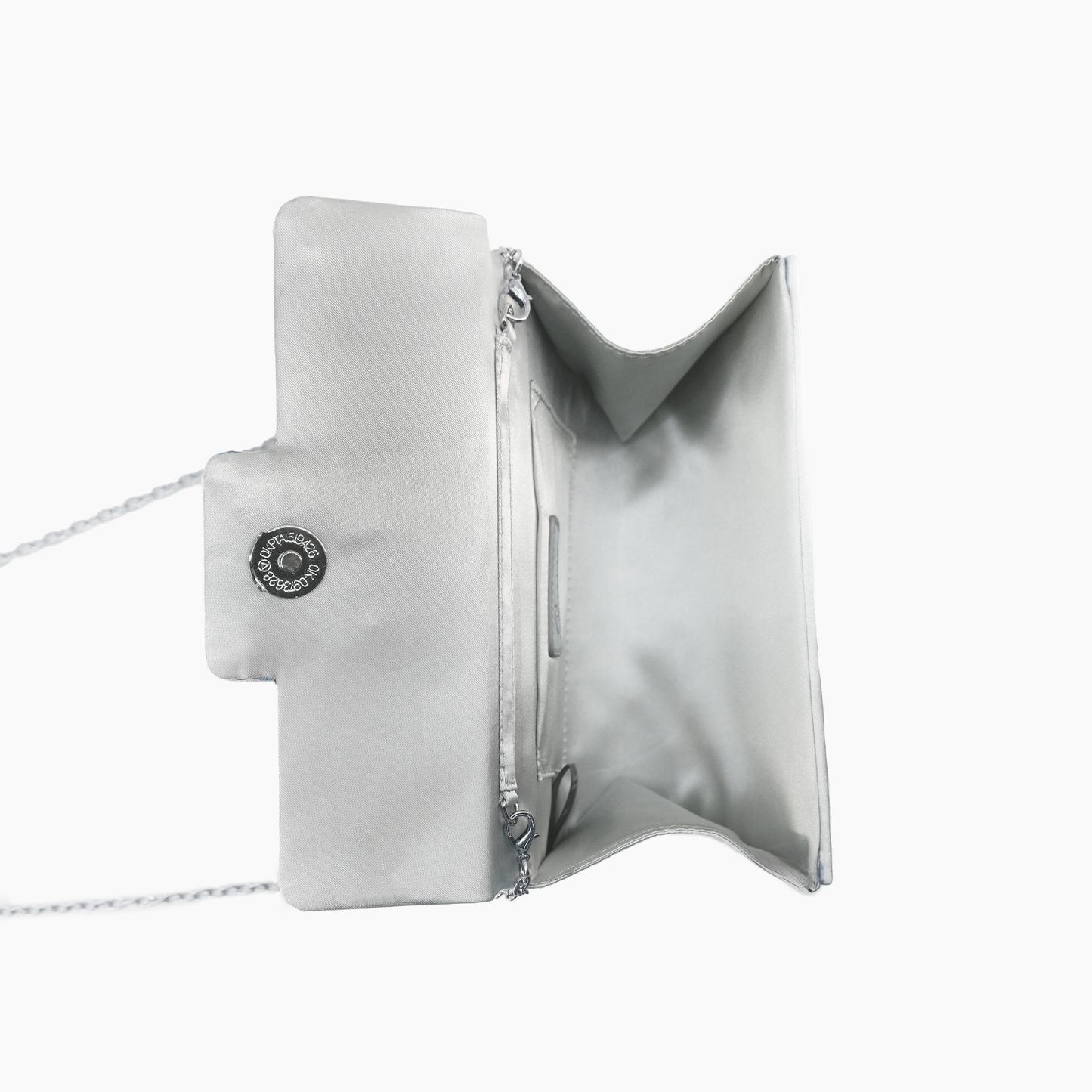 Clara Satin Rhinestone Gem Evening Crossbody