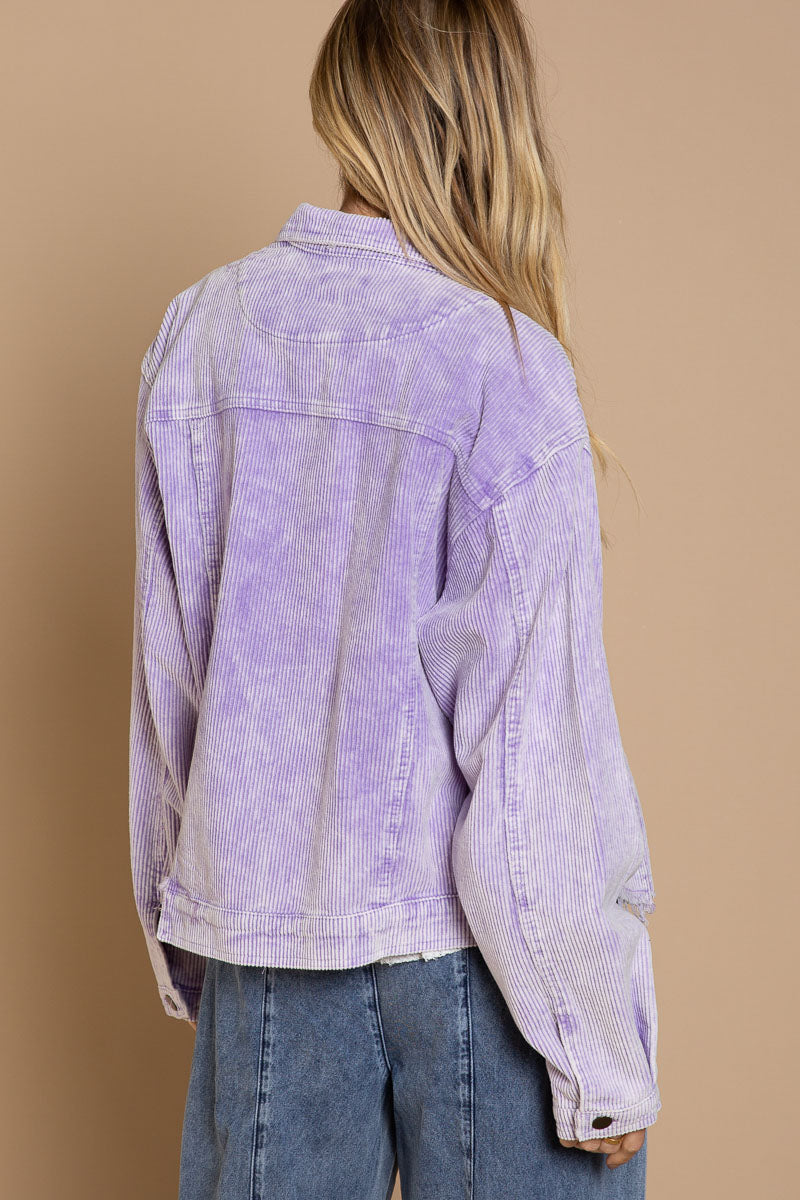 POL Corduroy Trucker Jacket