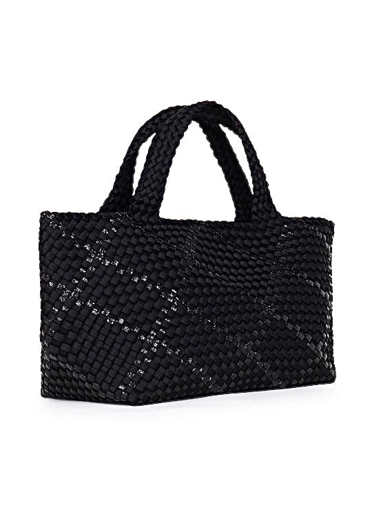 Haute Shore Bobbi Woven Black Tote