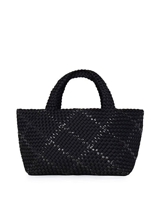 Haute Shore Bobbi Woven Black Tote