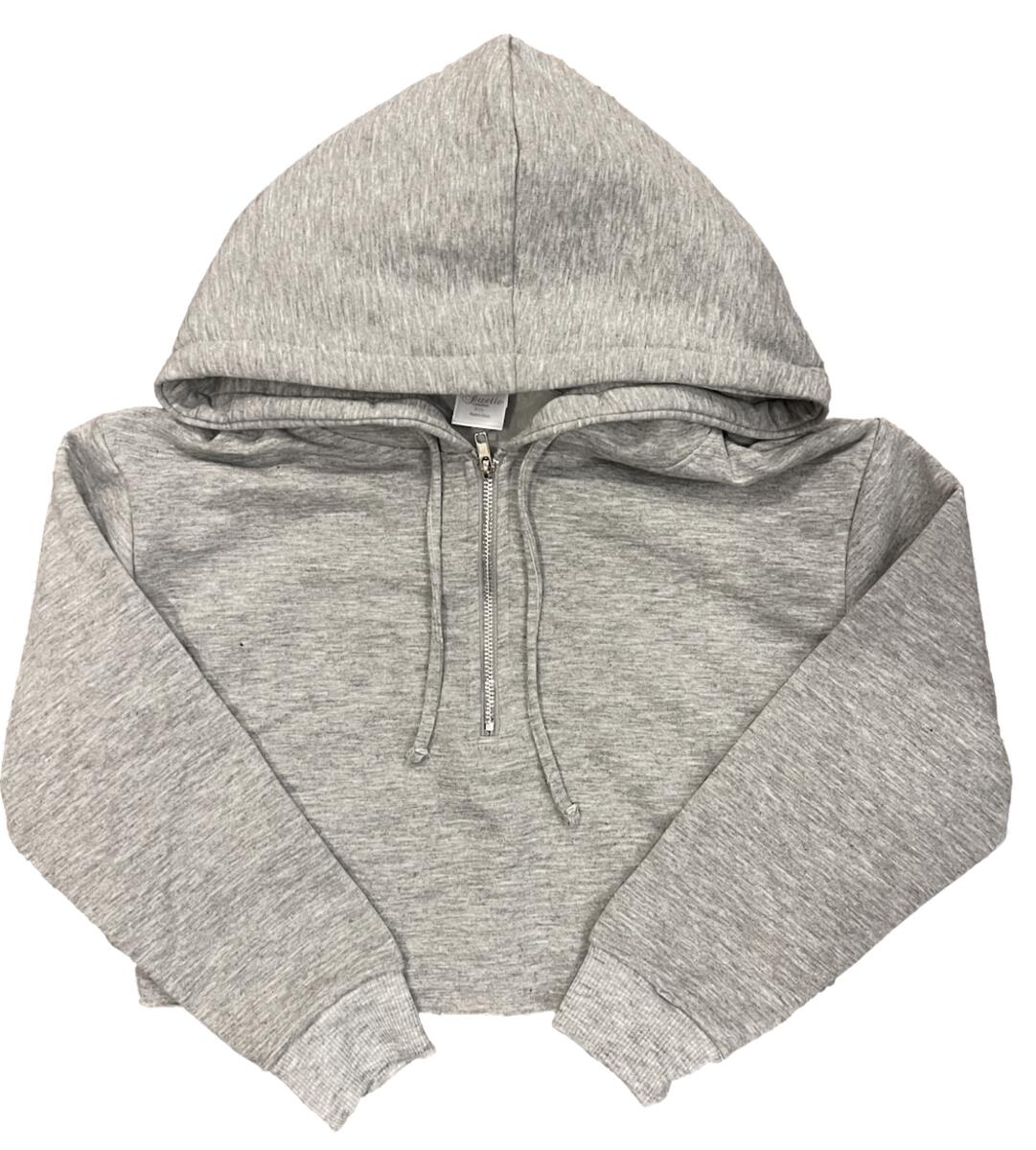 Suzette Tween Brushed Soft Cloud Crop Hoodie