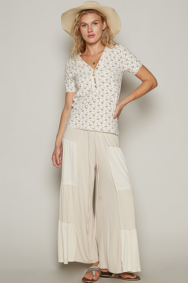 POL Loose Knit Wide Pant