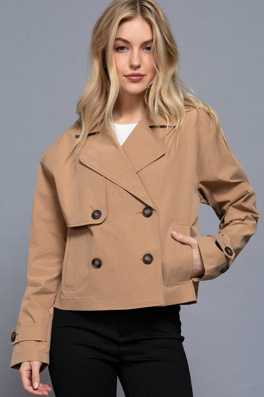 Trench Cropped Jacket