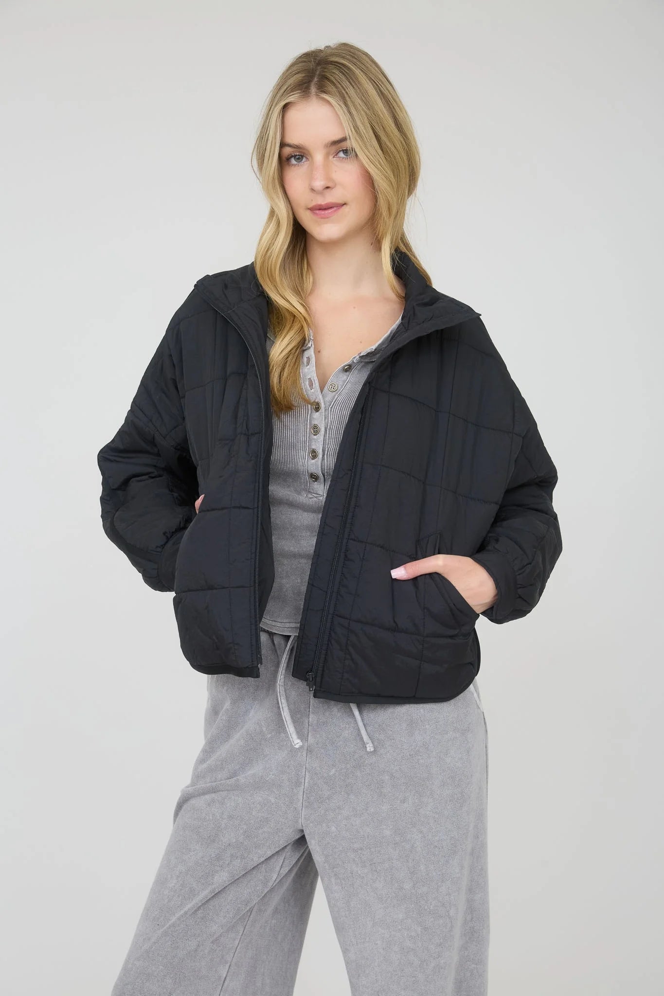 Light Weight Quilted Jacket