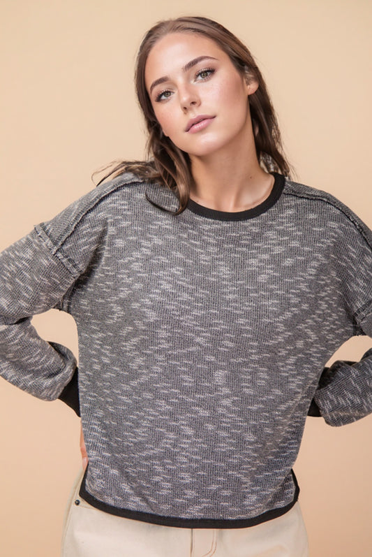 Oversized Knit Casual Sweater