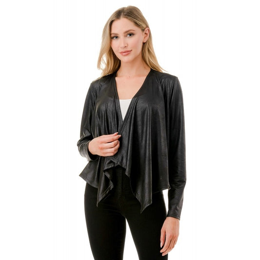 Ariella Pleather Short Jacket