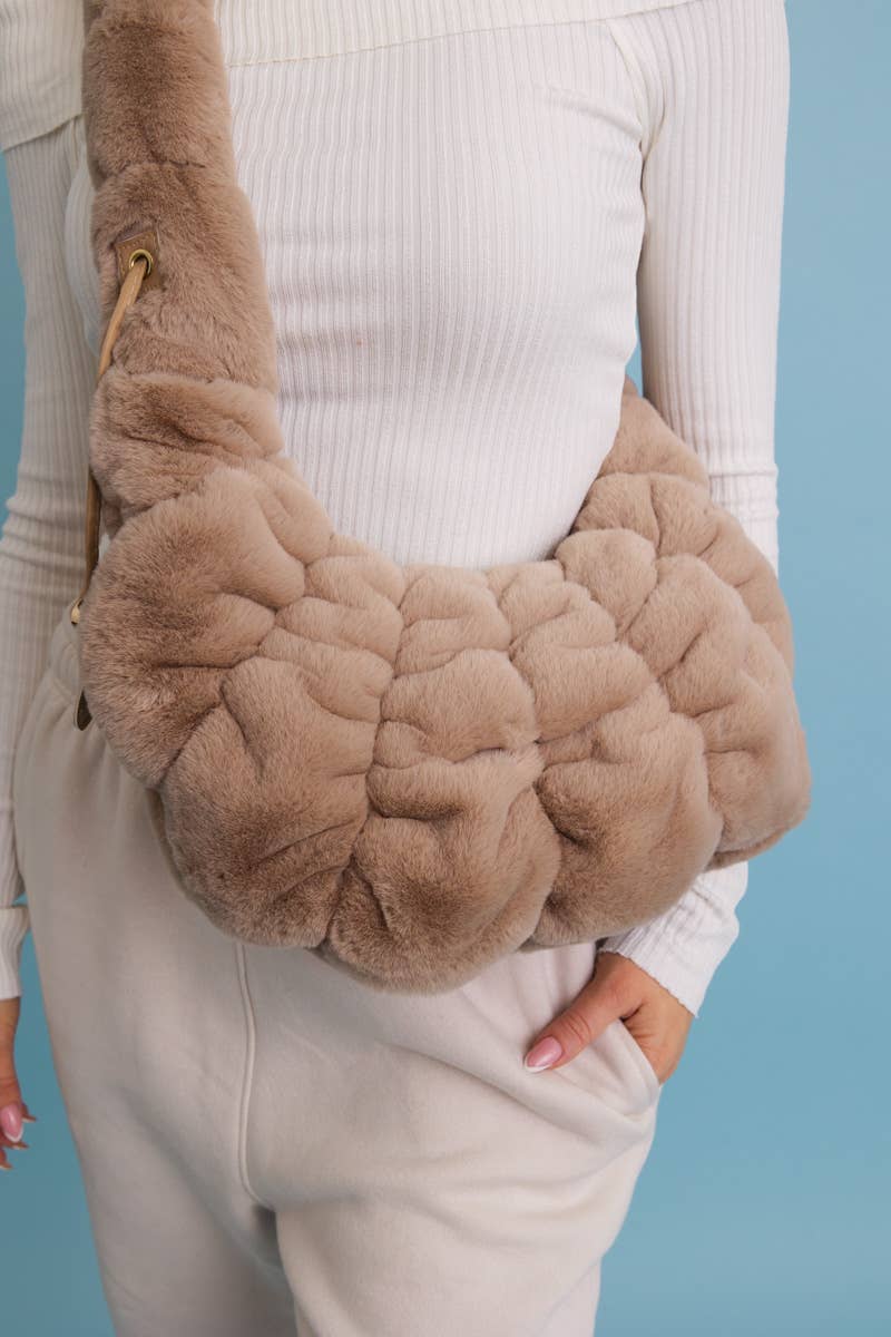 Plush Cloud Knit Cross Body Bag ⛅️