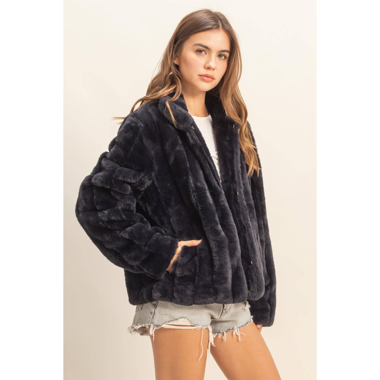 Faux Fur Jacket