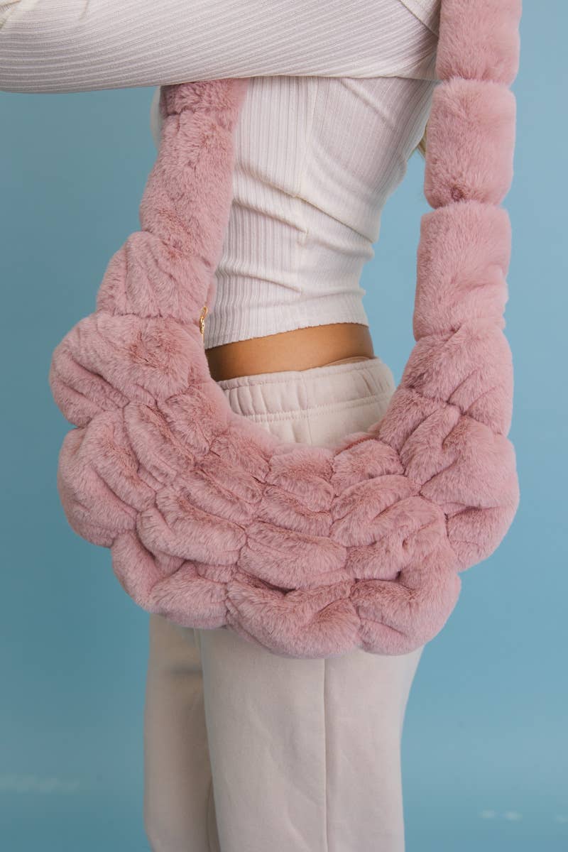 Plush Cloud Knit Cross Body Bag ⛅️