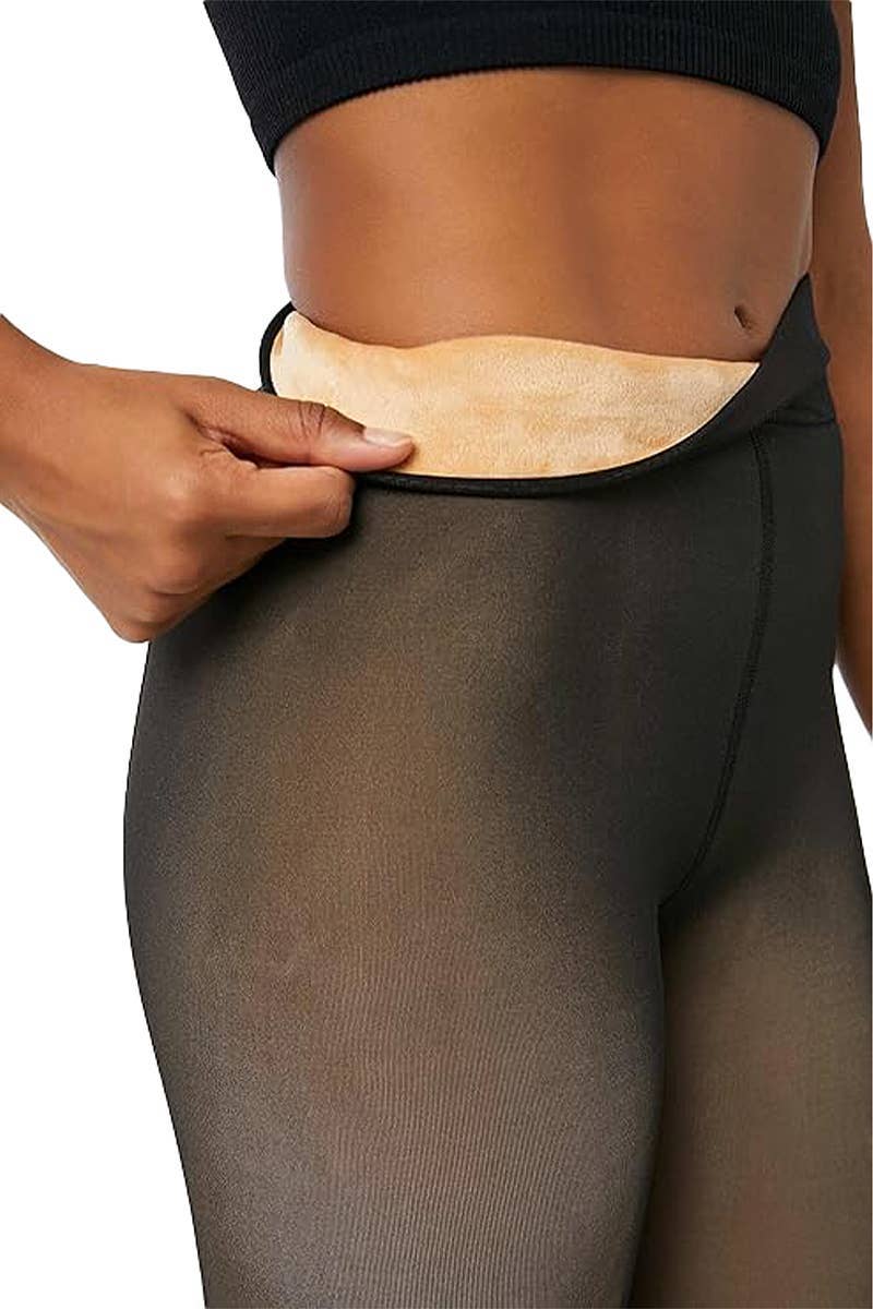 Fleece Lined Pantyhose Tights