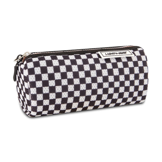 Light Plus Nine Pencil Pouch Checkered Black