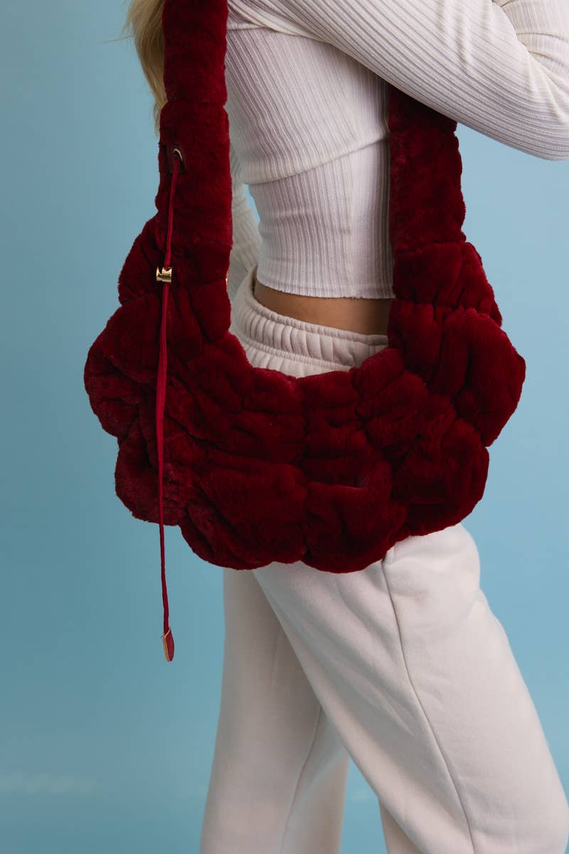 Plush Cloud Knit Cross Body Bag ⛅️