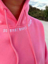 Sunkissed Cocunut Do What Make You Happy Embroidier Hoodie